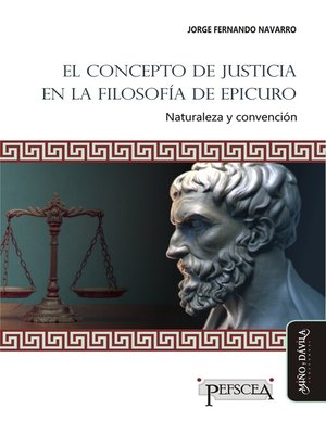 cover image of El concepto de justicia en la filosofía de Epicuro